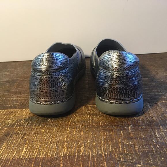 Alegria Glee Loafer Shoe Chain Mail Silver Metallic Women 37 6.5-7 Corpcore Grey - Picture 5 of 5